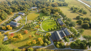 Aerial of Seven Oaks